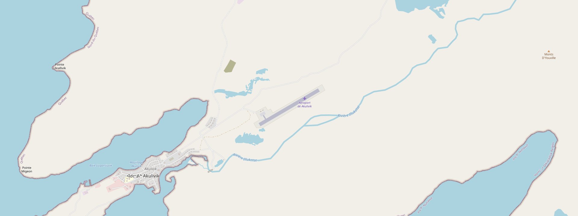 Plan des rues de Akulivik